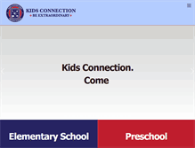 Tablet Screenshot of kidsconnectionschools.com